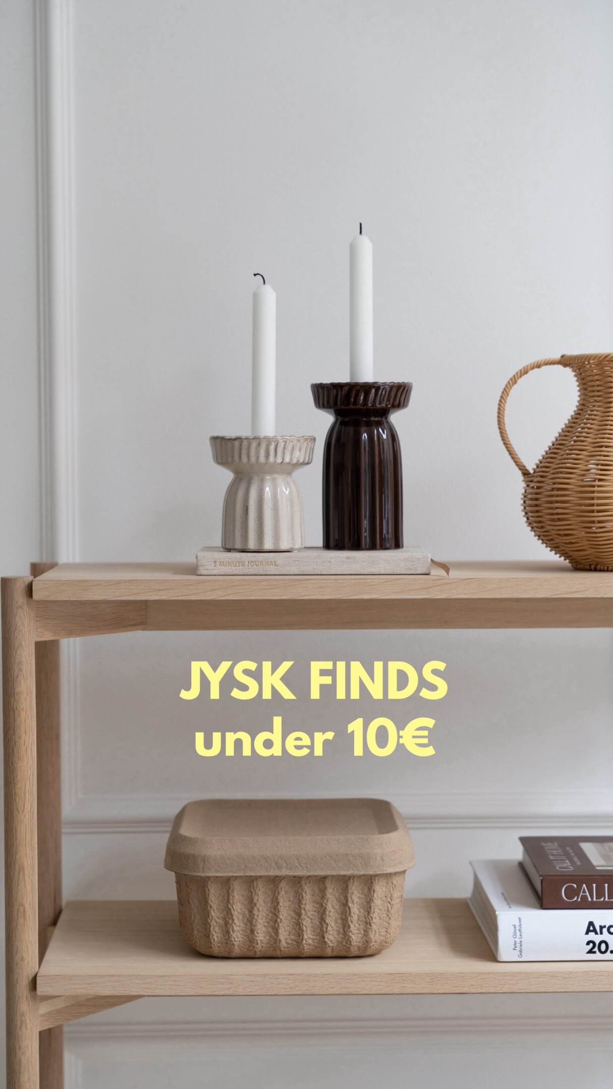 JYSK Finds under 10€ - September 2026, 1. INGAR - Kerzenhalter - 8,00€, 2. KUGELEASK - Zierkissen - 8,50€, 3. JIMMI - Kanne - 10,00€, #jysk #jyskfinds #interior #decoration #design | Blvckxkev