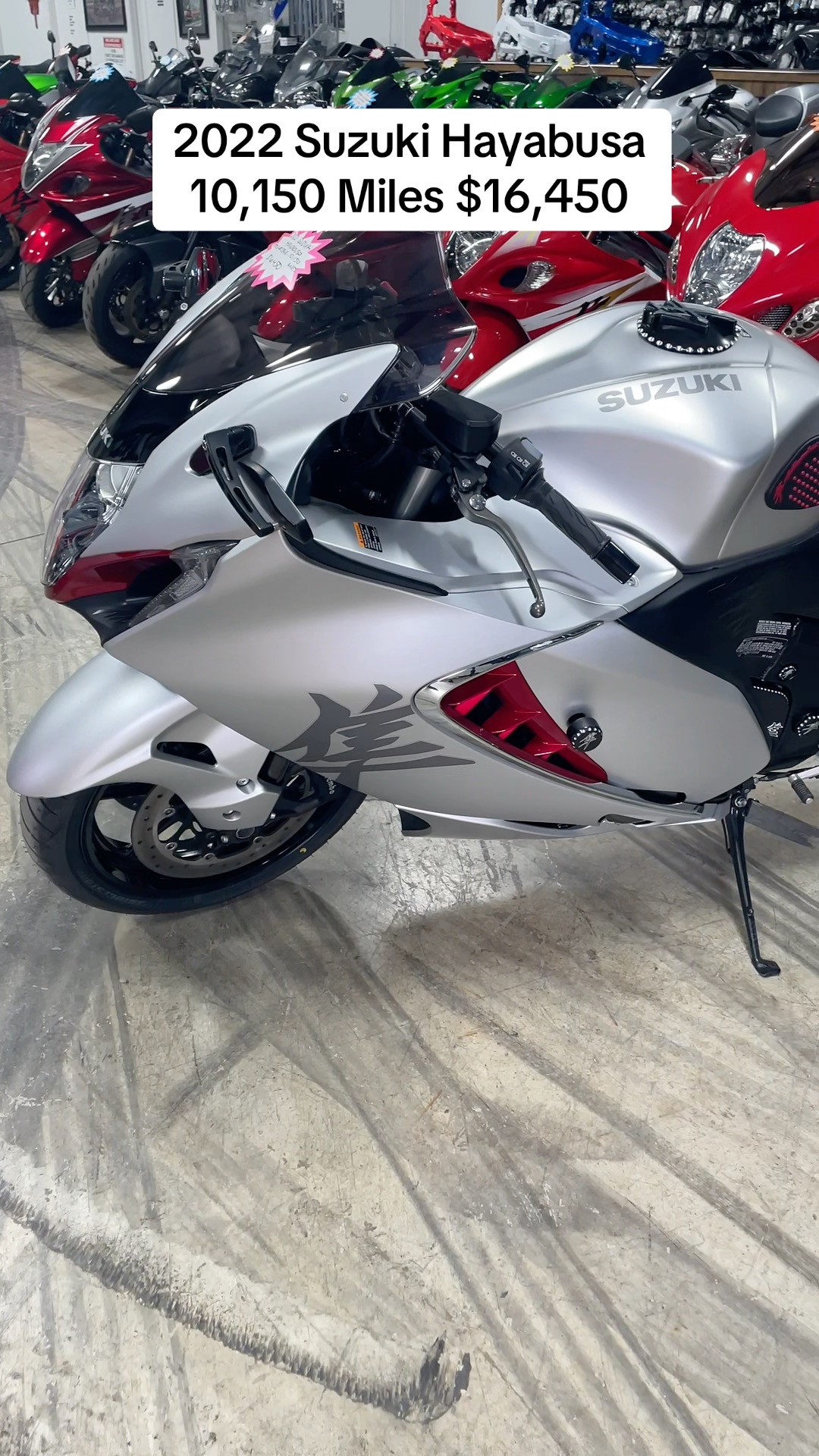 2022 Suzuki Hayabusa (Preowned) - 10,150 Miles - $16,450 ​4 into 1