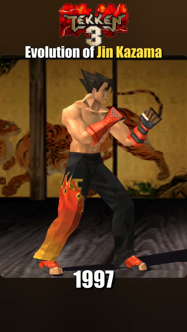 Jin様 Evolution of Jin Kazama #tekken | Simp Mafia