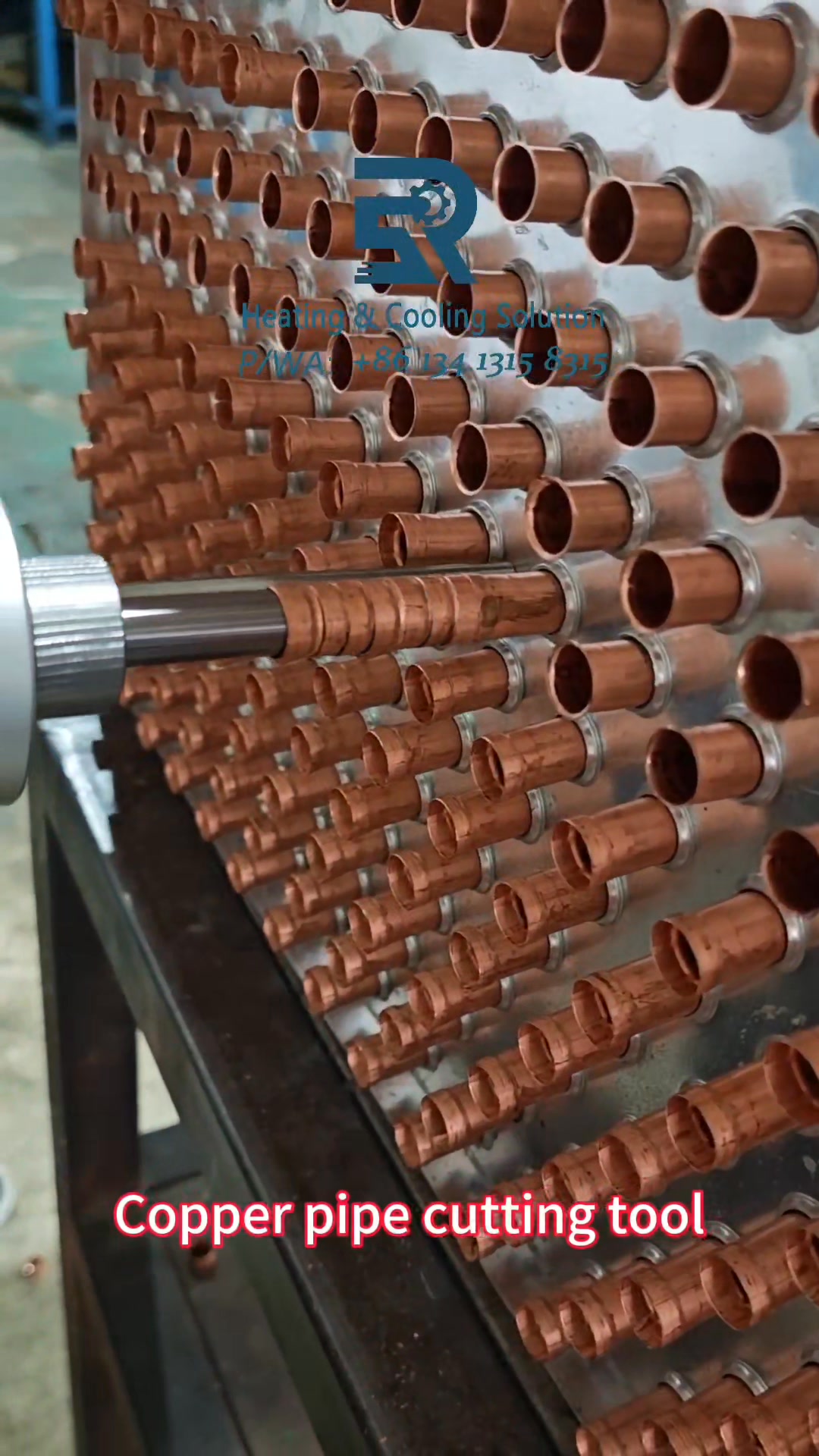 Copper pipe cutting tooling for heat exchanger coil making Copper tube ...