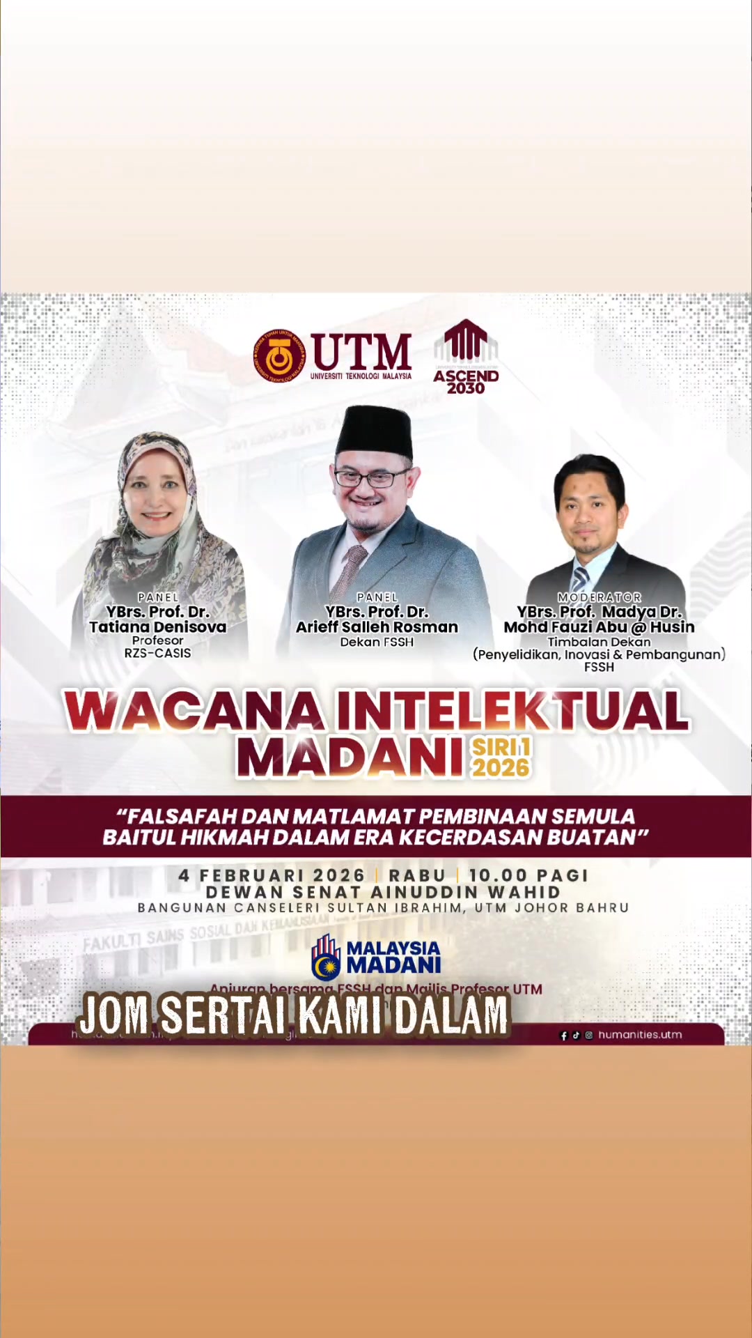 Wacana Intelektual Madani Siri 1 2026 #fssheart #mendidikmenginsan # ...