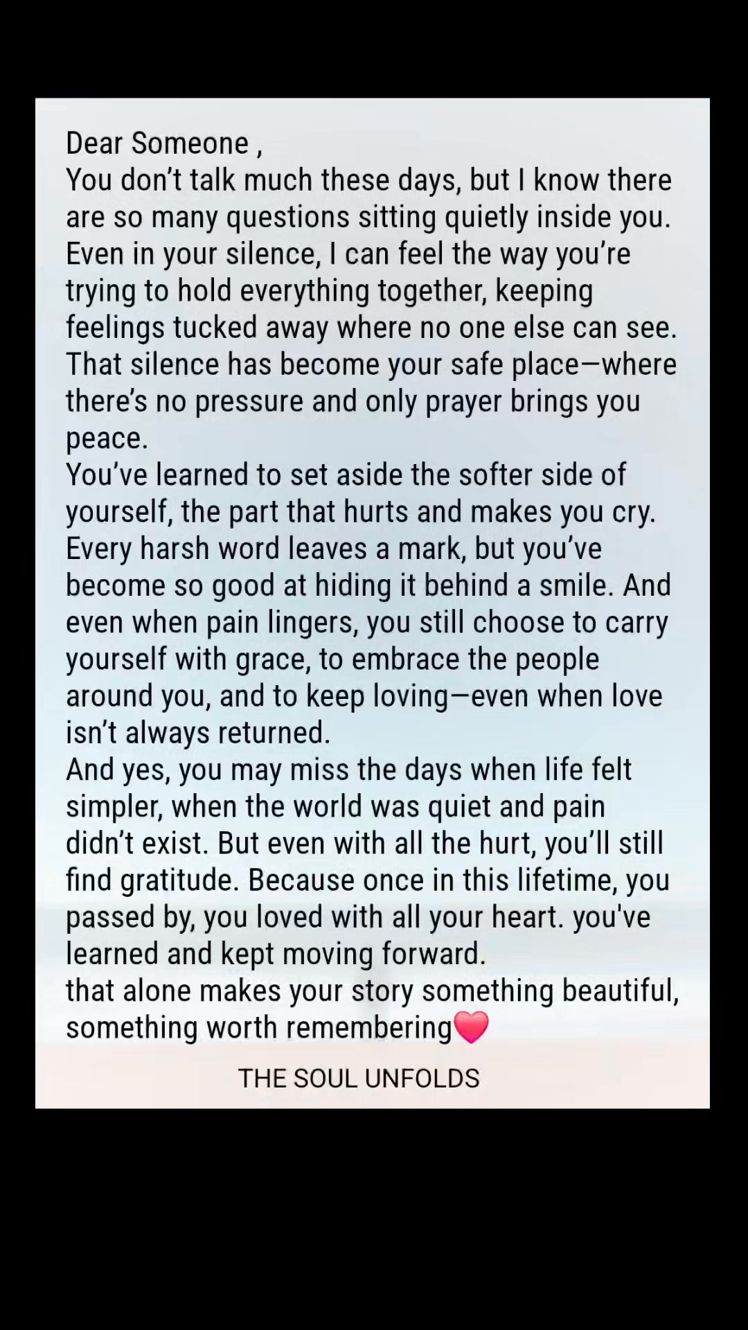 Dear Someone #fbreels #fblifestyles #reality #letters #myself #goodbyes ...