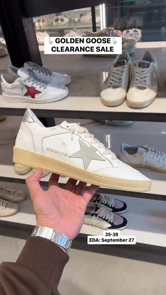 GOLDEN GOOSE CLEARANCE SALE 🇰🇷 BALLSTAR EDA: September 27