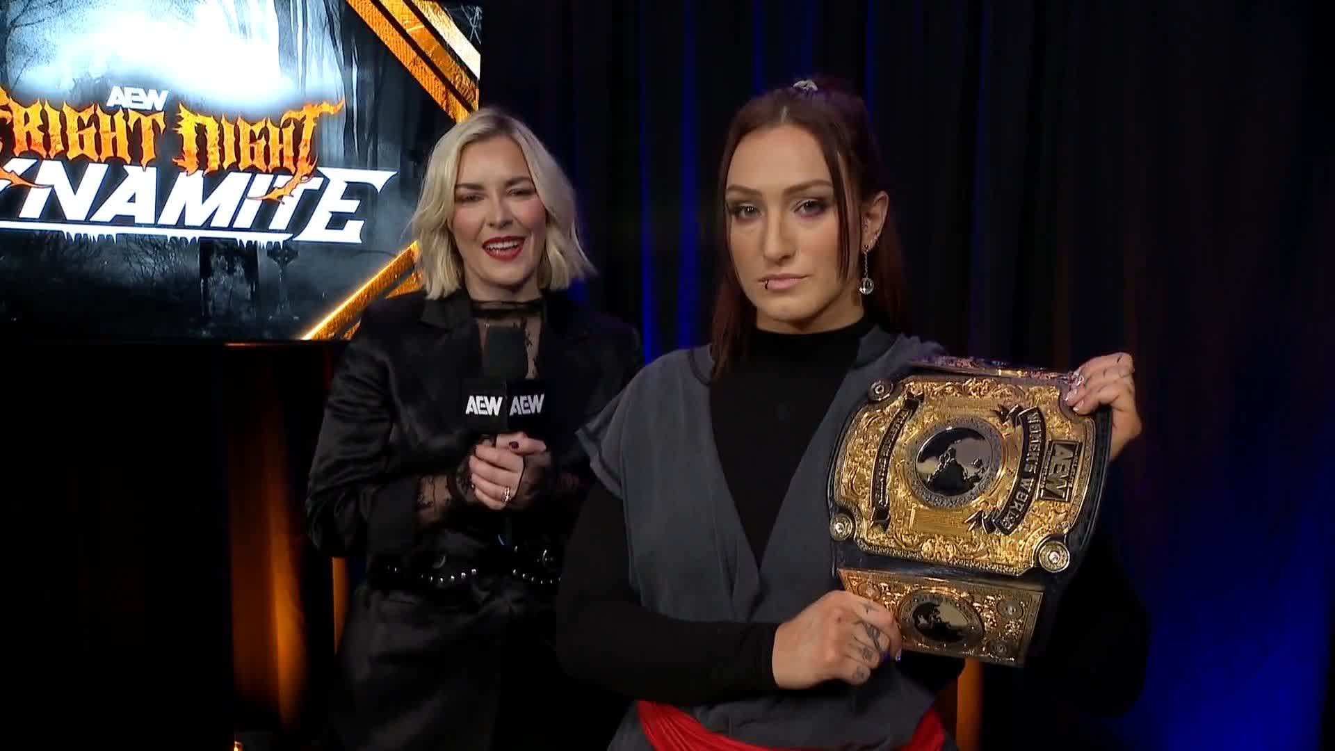 The #AEW Women’s World Champion Kris Statlander will be ringside this ...