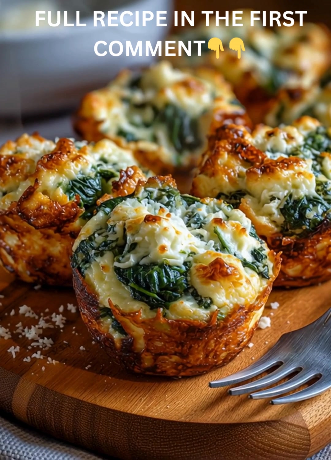 Spinach Ricotta Bites Ingredients 1 cup ricotta cheese 1 tsp garlic ...