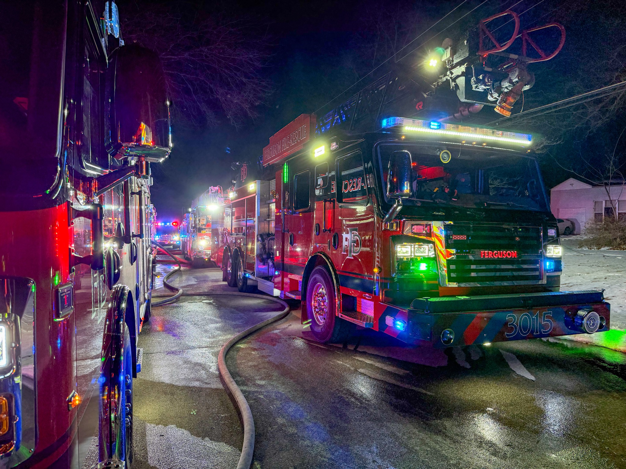 Last night, February 4, 2026, at 7:39 PM, crews from both fire houses ...