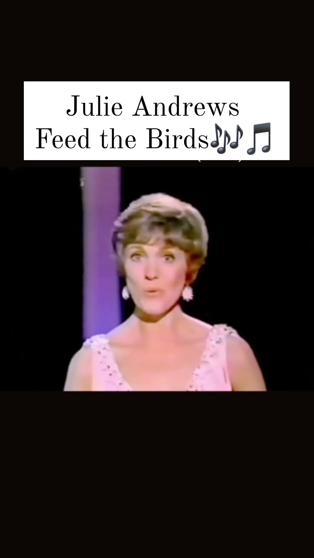 Julie Andrews Feed the Birds🎵🎶 | Jenie Garay Molina | Facebook