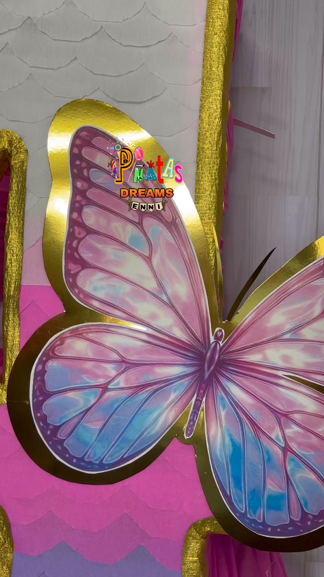 Piñata Numero 4 Mariposas #piñatasdreamsenni