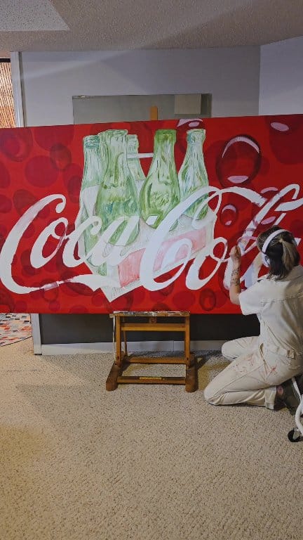 Brownsville's 'Stand By Me' Coke mural. #cocacola #standbyme