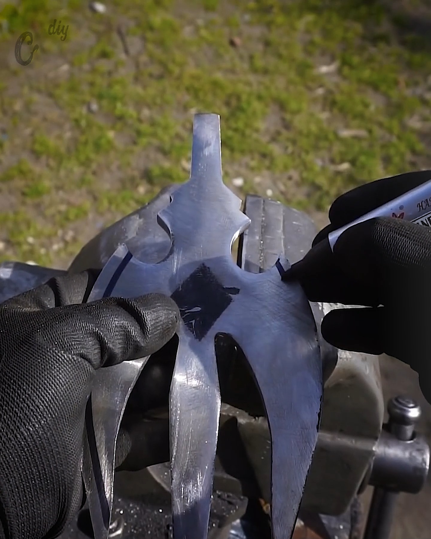 Forging Aquamans Trident Out of Rusty Railroad Track | DIY & Crafts ...