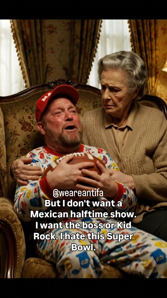 He is not happy about the halftime show #maga #trump #football #nfl # ...