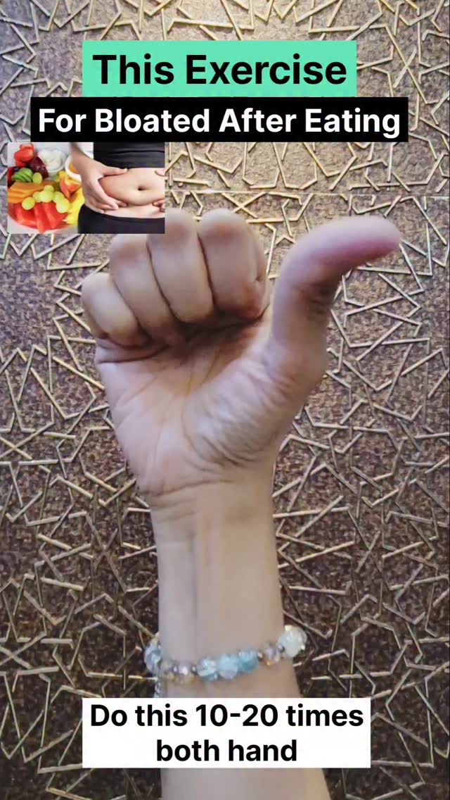 #forbloatedaftereating #viral #yoga #Benefits of Thumb Rotations for ...