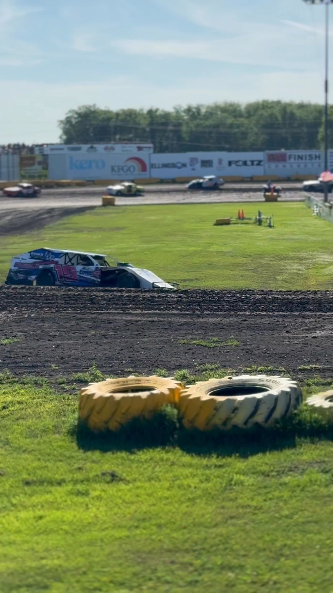 Just finished up track packing at Buffalo River Speedway. 14 Midwest ...