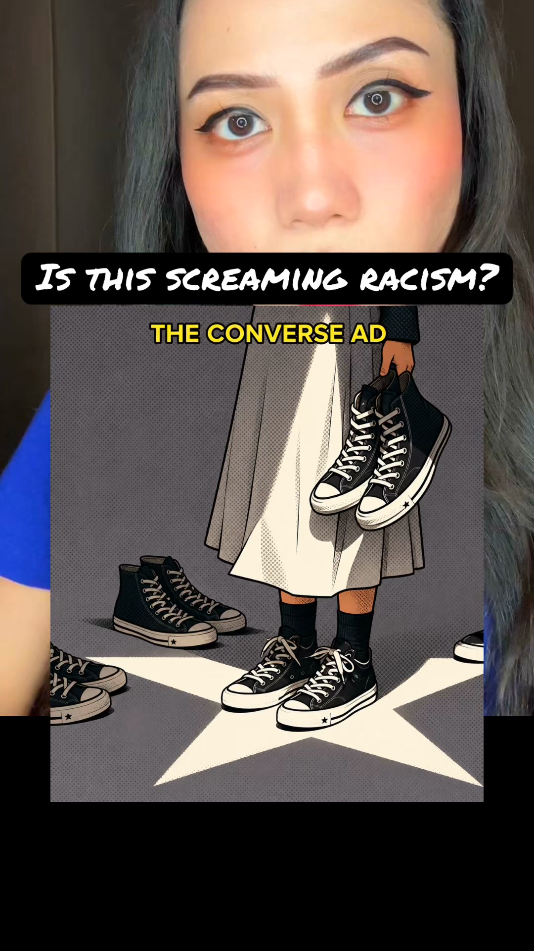 Shoe company Converse removed a social media ad after public