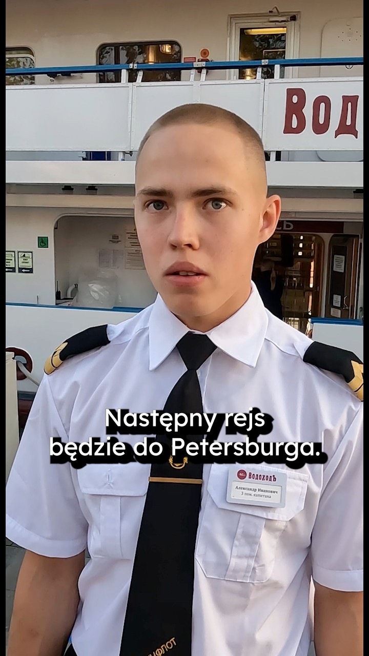 Statki wycieczkowe z Moskwy. Pokazałem statki przy Północnym Dworcu ...