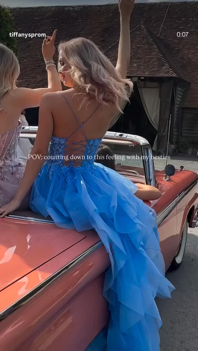 open lace back dress ASHLEYlauren Style 12357 main image 1