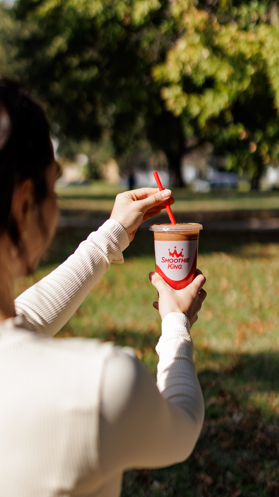 Try these smoothies to support your heart health ⬇️, 🥤 Any GLP-1 support smoothie, 🥤 Gladiator® Vanilla + 2 veggies, 🥤 Gladiator® Chocolate + strawberries + almond butter | Smoothie King