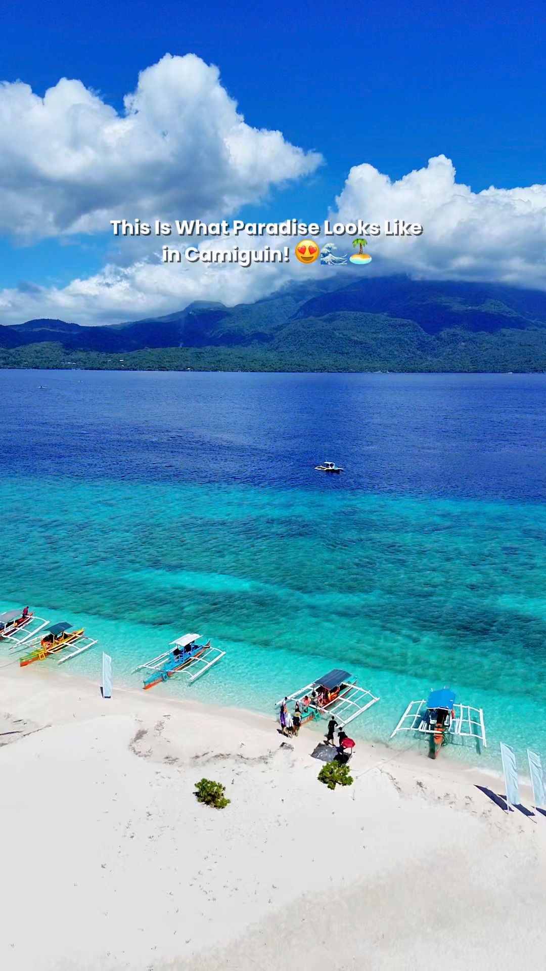 This Is What Paradise Looks Like in Camiguin! 😍🌊🏝️Pristine white sands ...