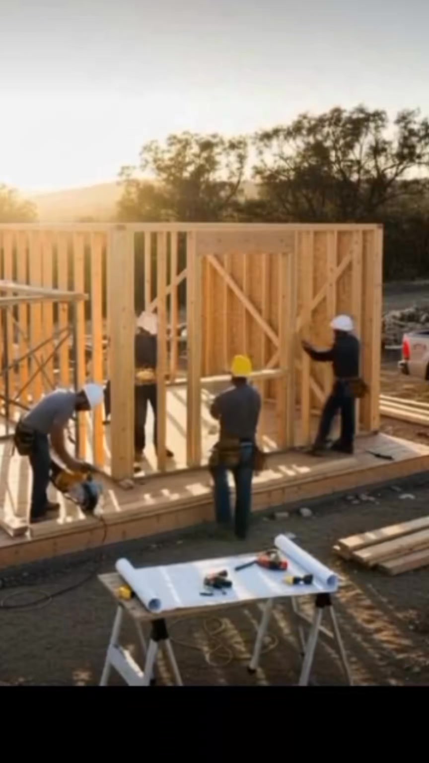 workers are building a house | Bowren | Facebook