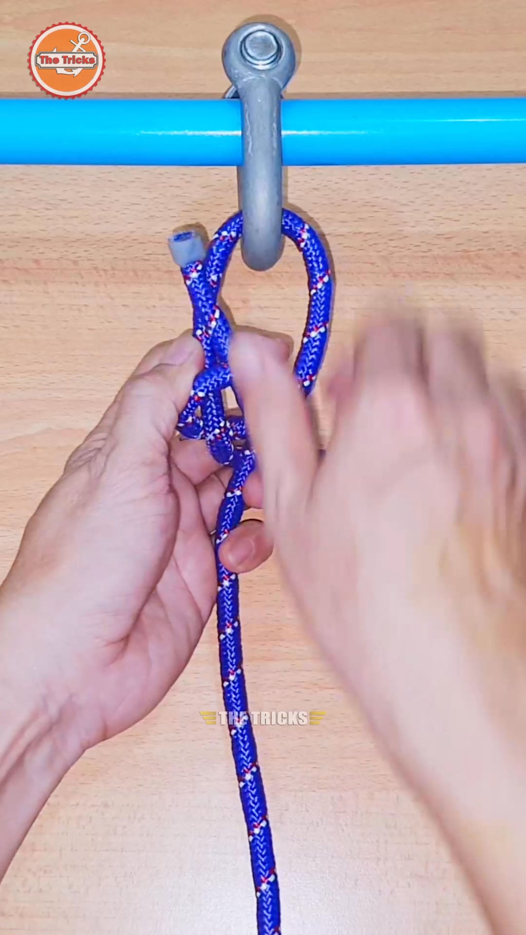How to tie Rope Knot 💡 Quick and effective step #knots #reels #trending ...