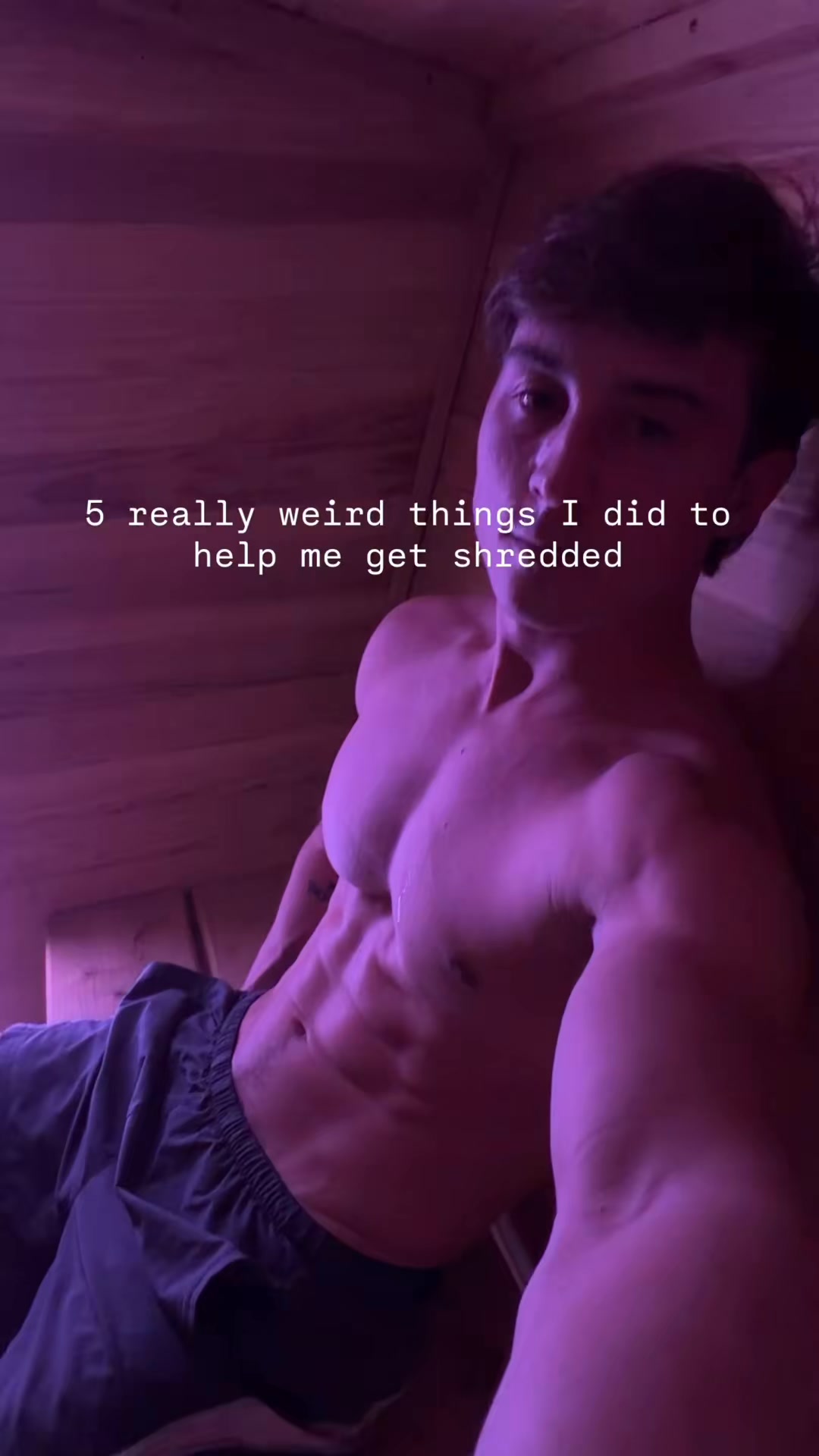5 weird things to achieve my physique ⤵️ . . 1️⃣ NO CARDIO - to get ...
