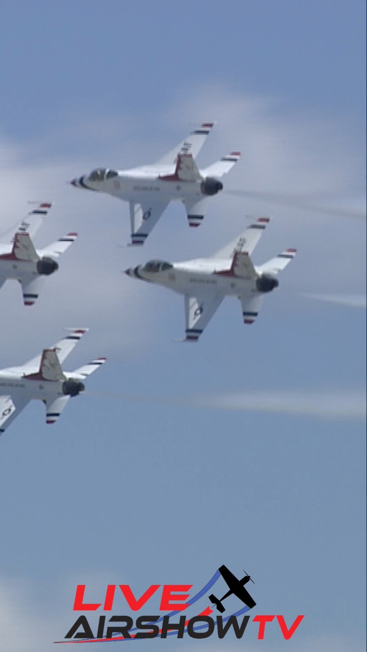The legendary Air Force Thunderbirds Diamond at Joint Base McGuire-Dix ...