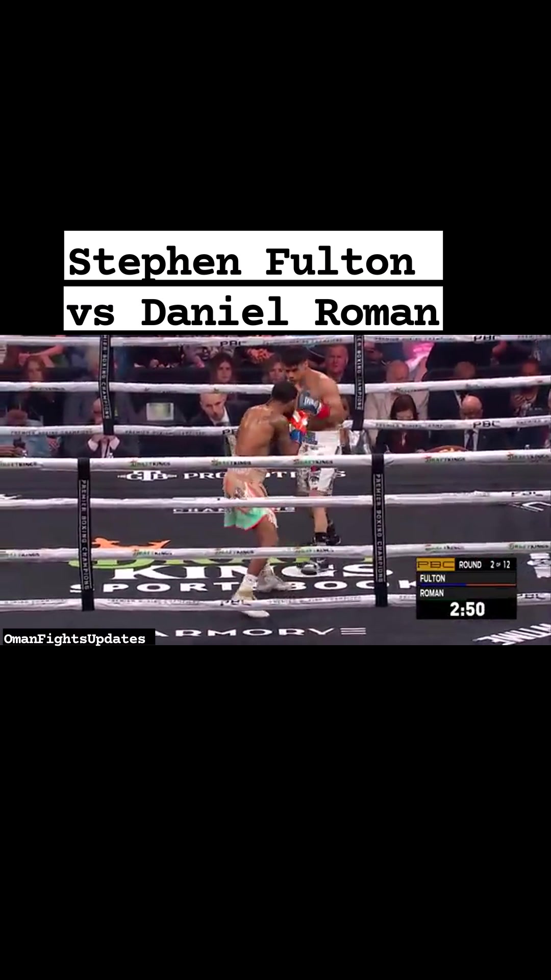 Stephen Fulton defeated Daniel Roman by a lopsided unanimous decision ...