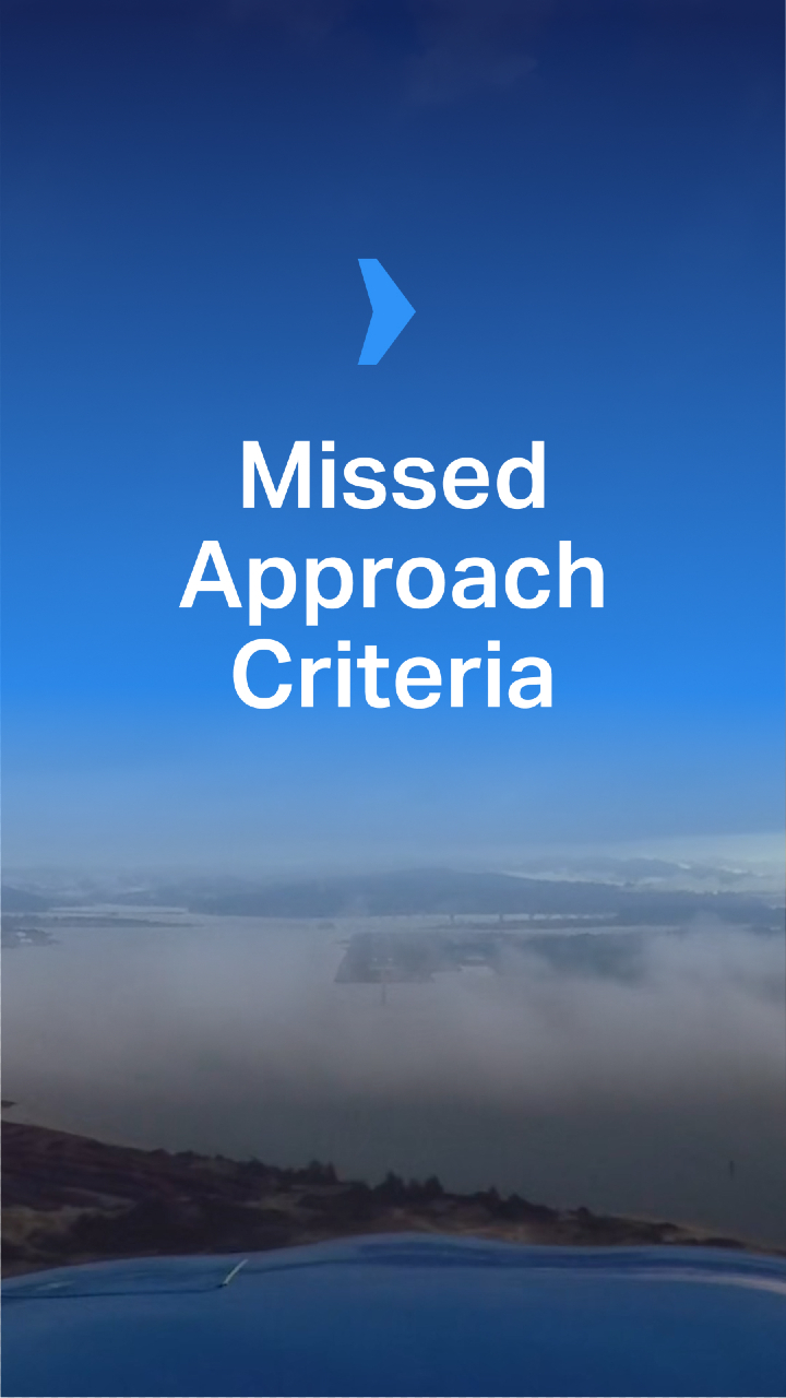 Missed Approach Criteria #aviation #pilot #avgeek #FlightTraining # ...