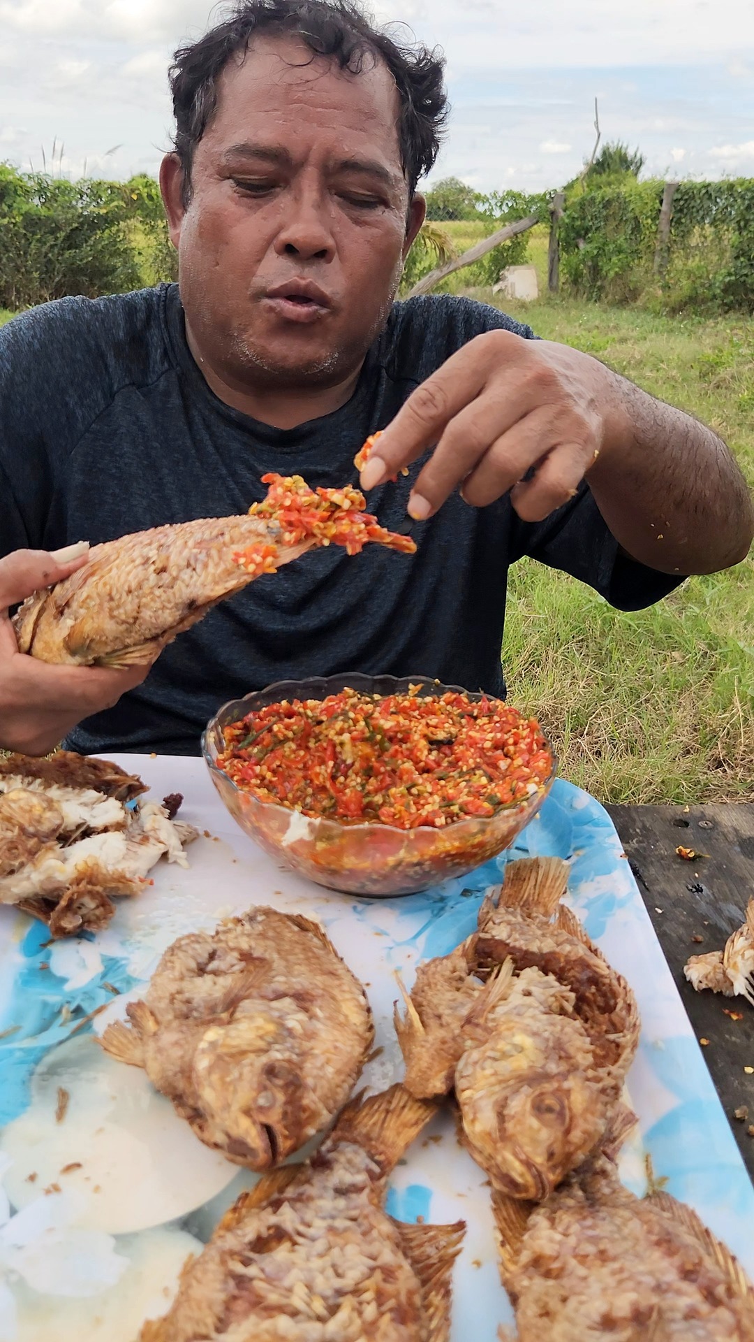 Yummy crispy red fish with spicy sauce 🌶️ #foodie #food | Food Daily ...