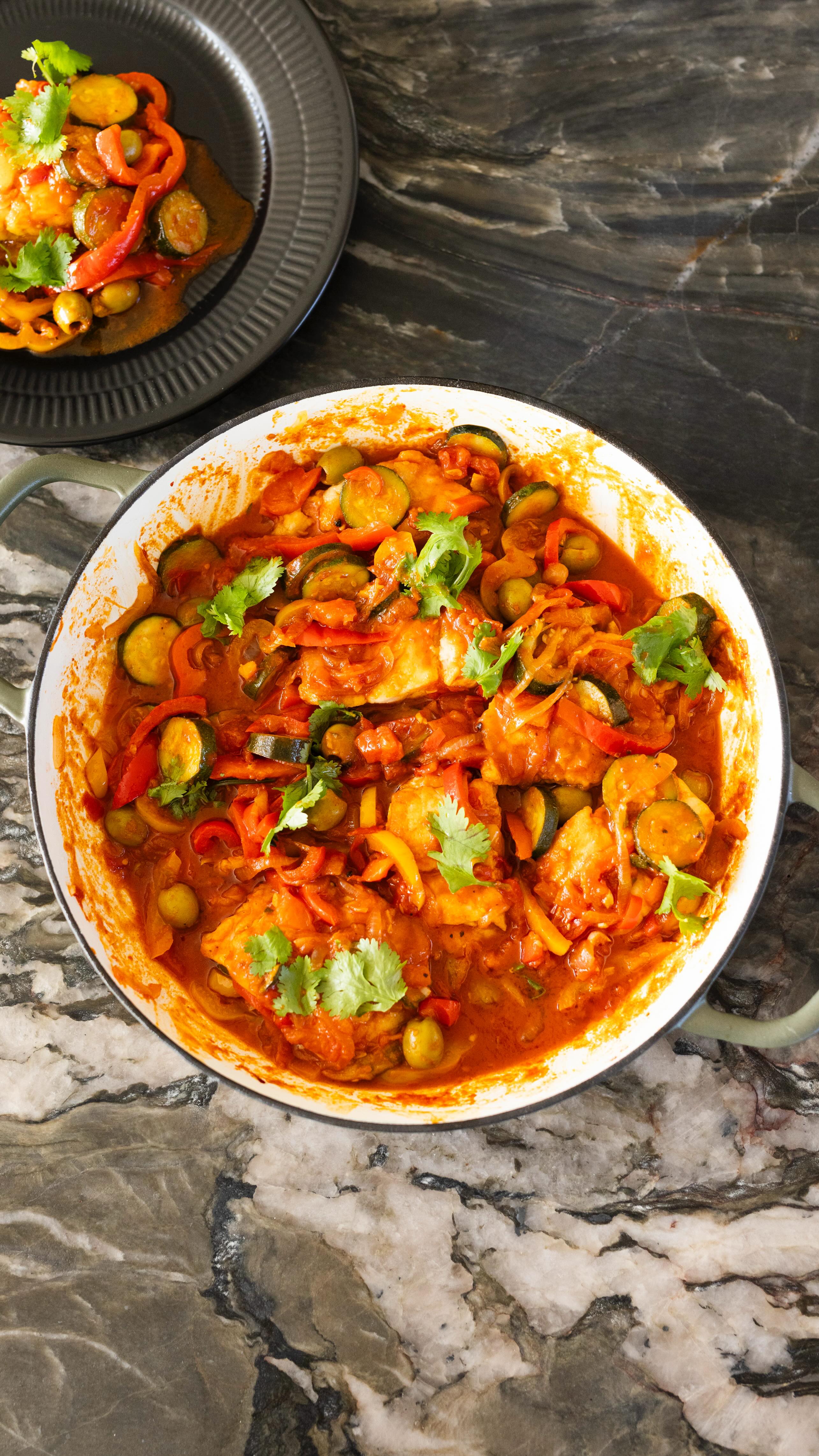 Spicy Snapper Stew Serves 4-6 This is an easy seasonal Mediterranean ...