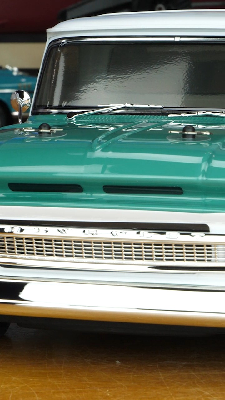 The Kyosho Fazer Mk2 '66 Chevy Fleetside Pickup is a 1/10 Scale