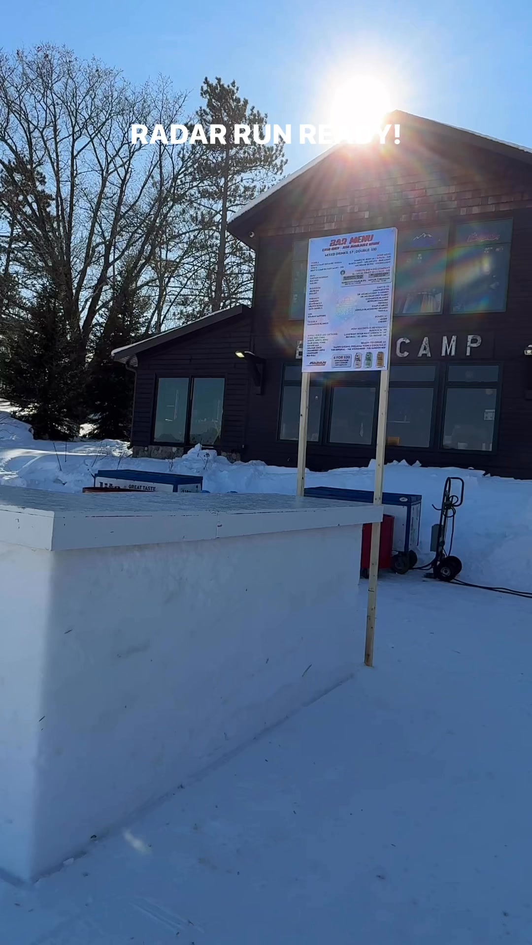 The Radar Run grounds are looking dialed and we’re ready to send it ...