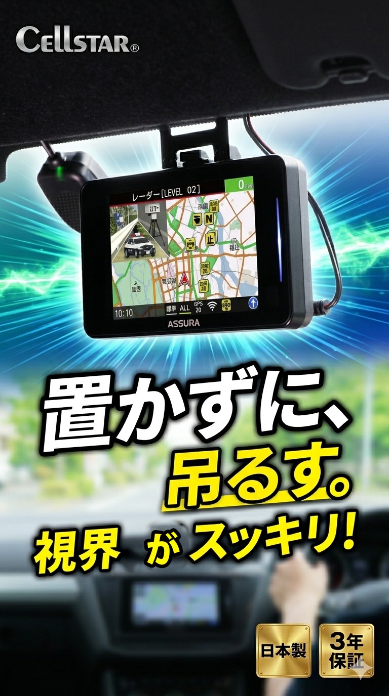 吊り下げ Gps ar 47la 取り付け 最新データ更新済み ユピテルレーダー