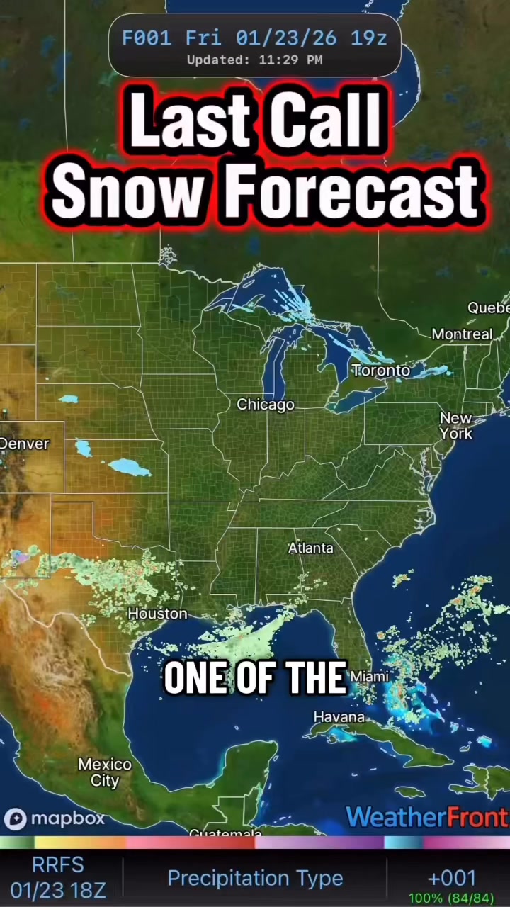 ** LAST CALL SNOWFALL FORECAST **⚠️This is so you can see how I did ...