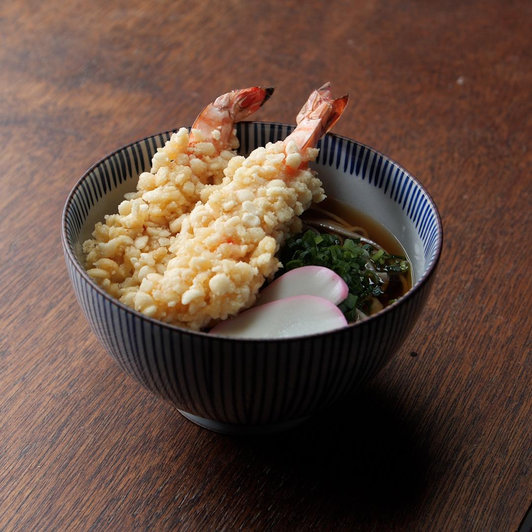 揚げずに作る！レンチン天ぷらそば / Non-Fried Tempura with Soba