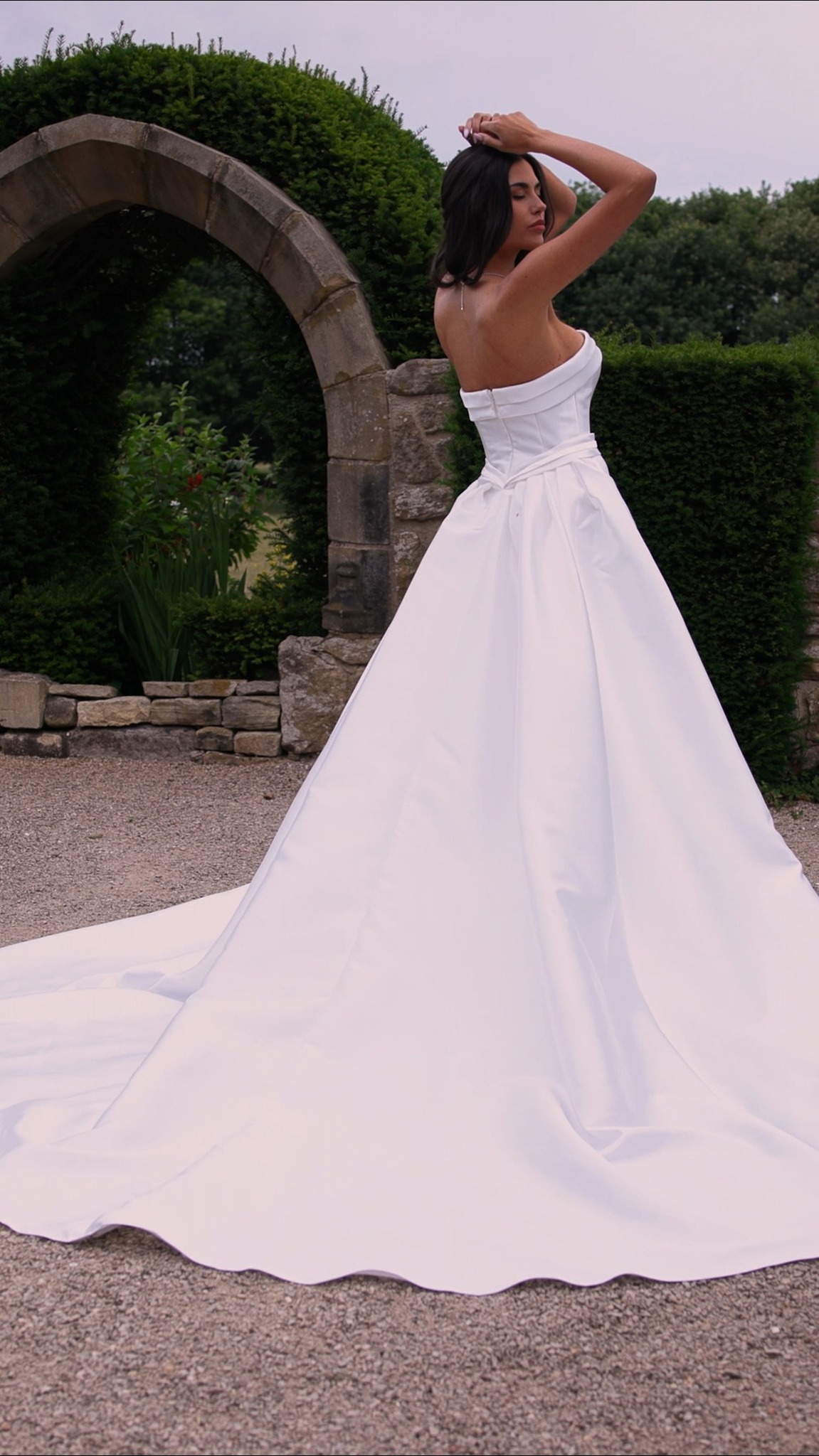 formal dresses des moines iowa 🌷Style: RB4240 ✨ Wedding Gowns🌷, ✨Price: $1,373✨Angelica's Design , ✨Bold in its simplicity, this ivory Mikado gown features a sleek strapless neckline and dramatic detachable train for effortless campaigns_Season_Start_Sale_cloth