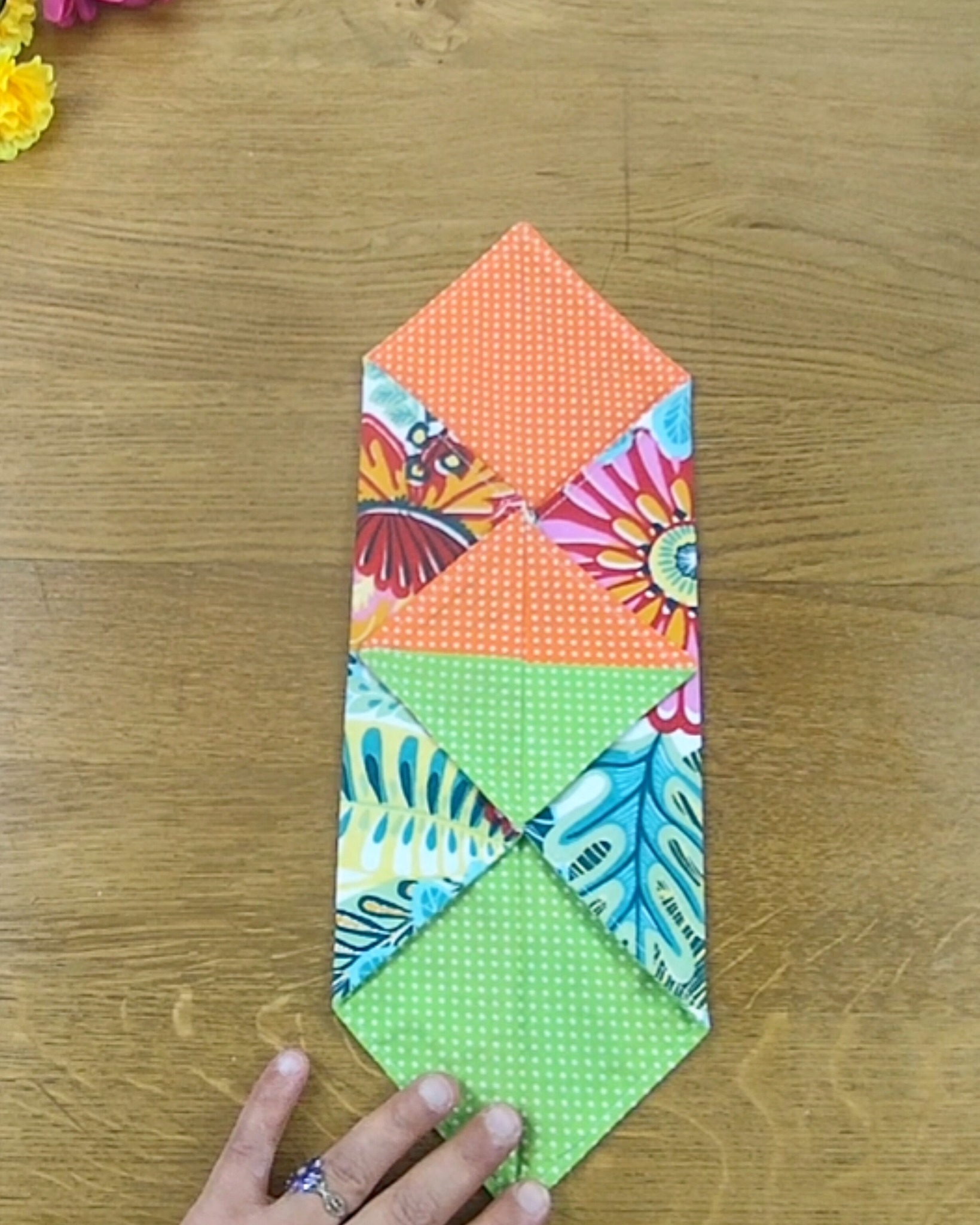 Easy Patchwork Wallet | Colorful Handmade Sewing Project # ...