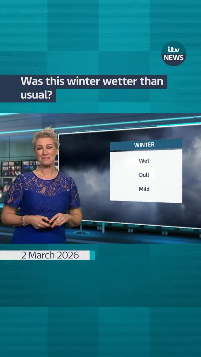 This winter the UK had more rainfall and less sunshine than average ...