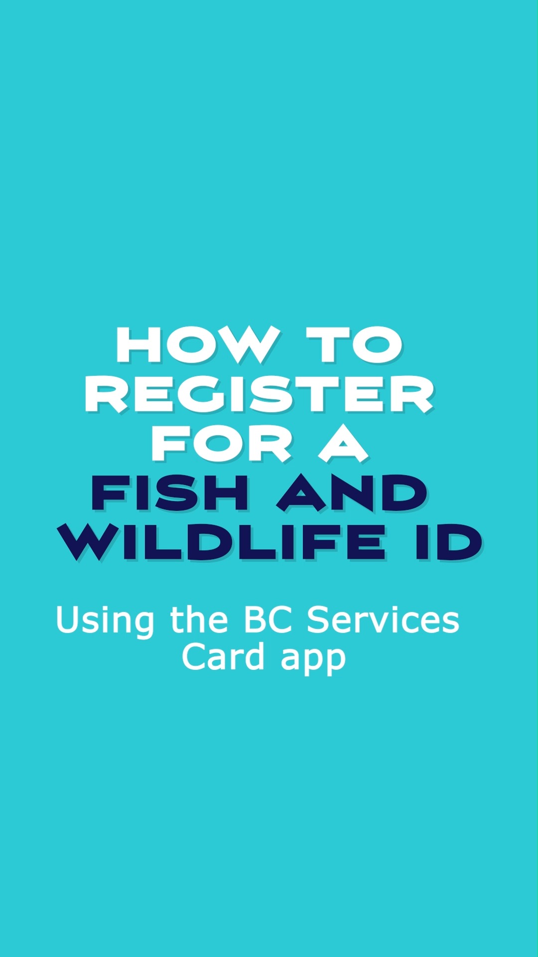 Starting this year, Canadian residents can log in to the WILD system to ...