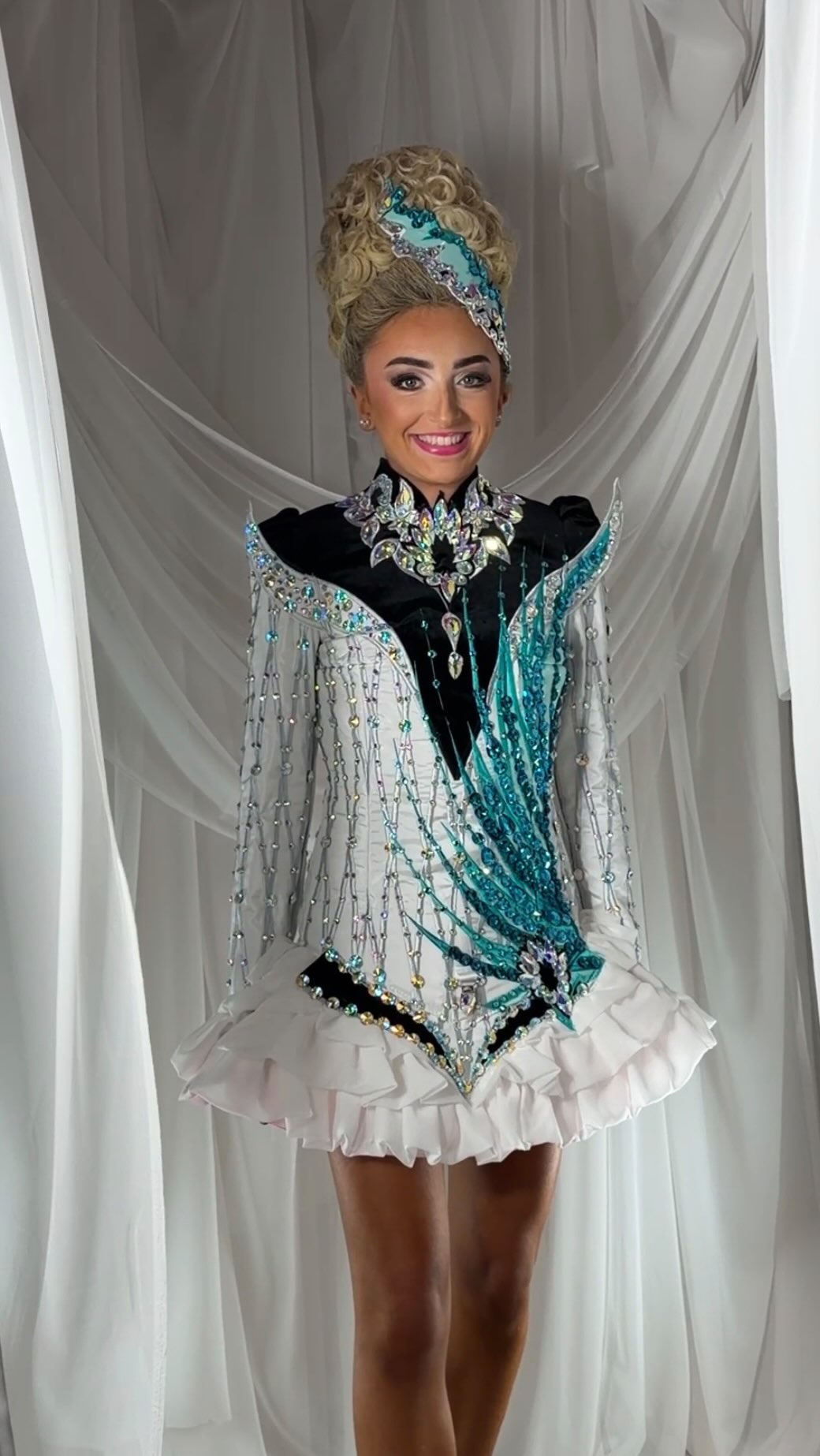 Sienna's New Elite Irish Dance Dress Reveal at Elite Dance Designs
