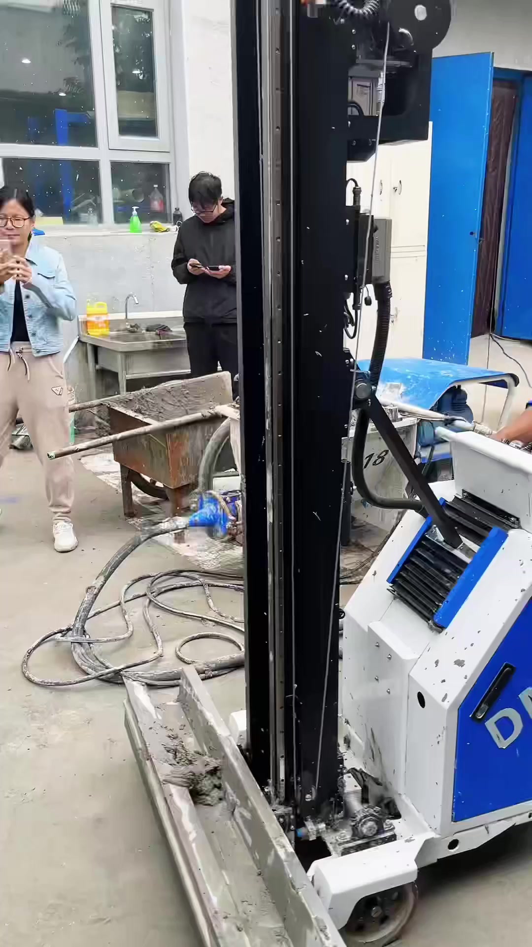 Plastering wall machine DM high efficiency machine #Spraying # ...