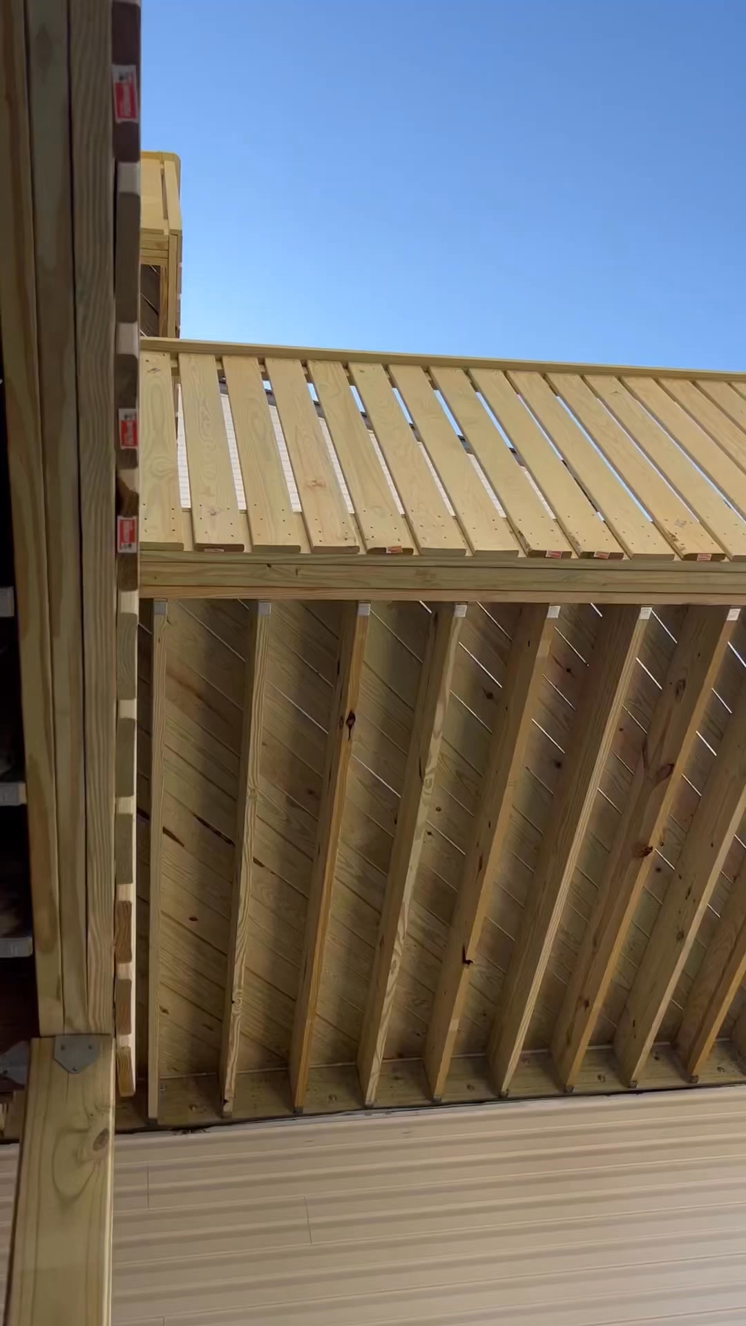 Diagonal decking is a great idea! #fyp #fypシ #DIY #deck #decking # ...