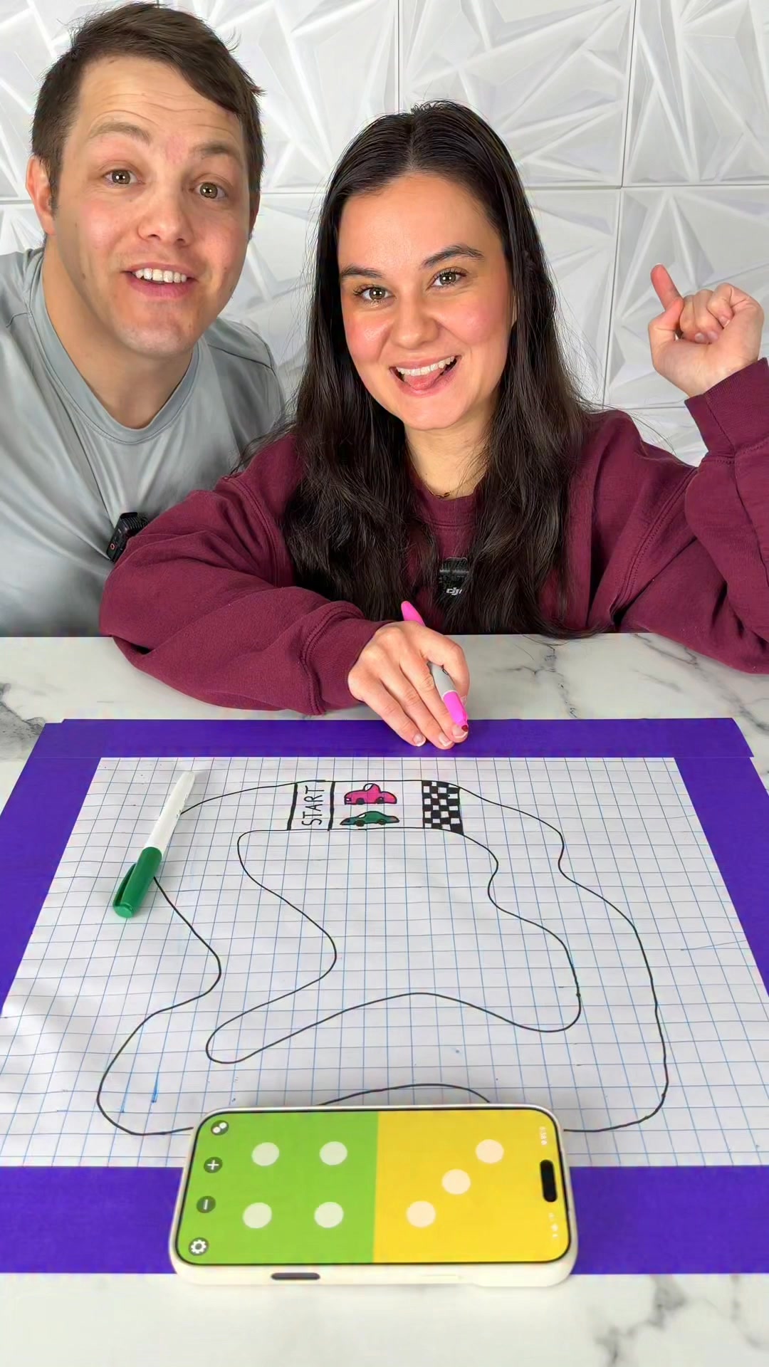DIY car grid Race track board game #Boardgames #diygames #racing #games ...