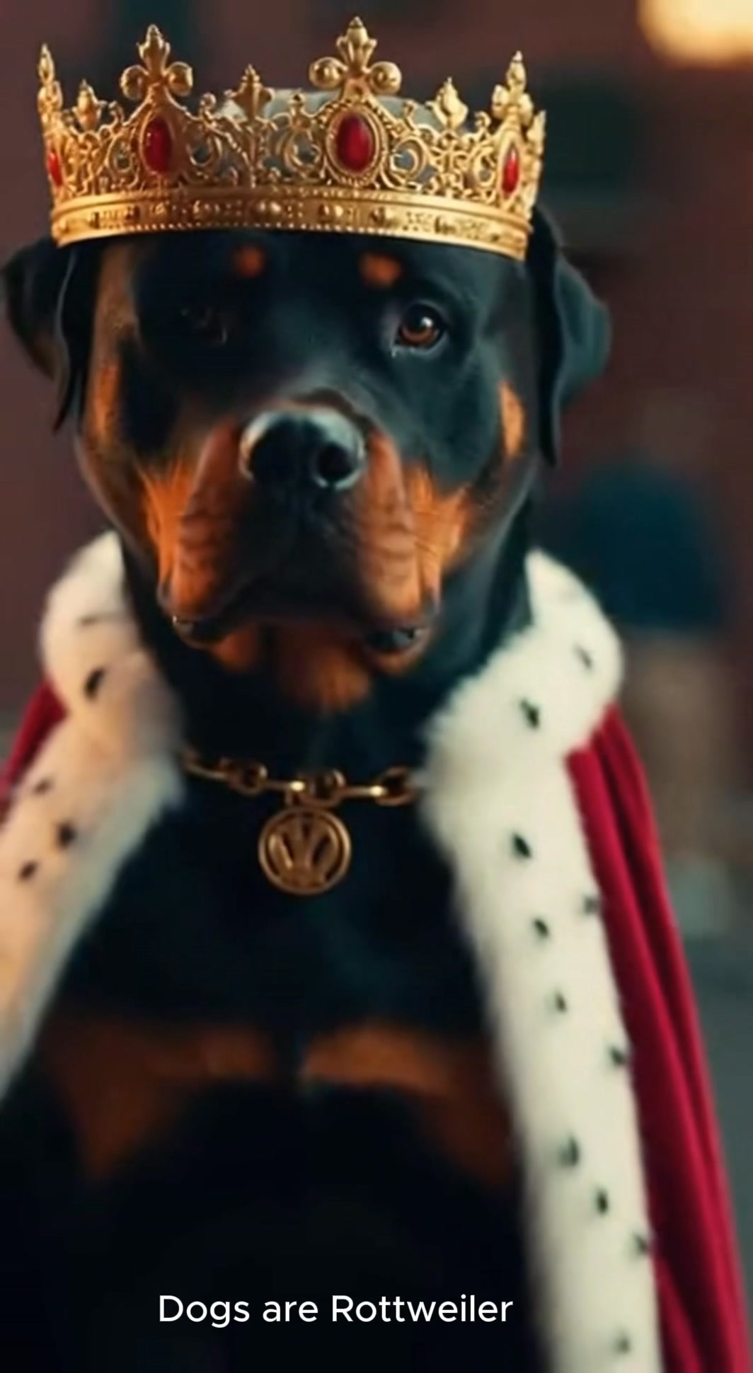 Rottweiler King 👑 A lion’s heart, a guardian’s soul, and love that ...