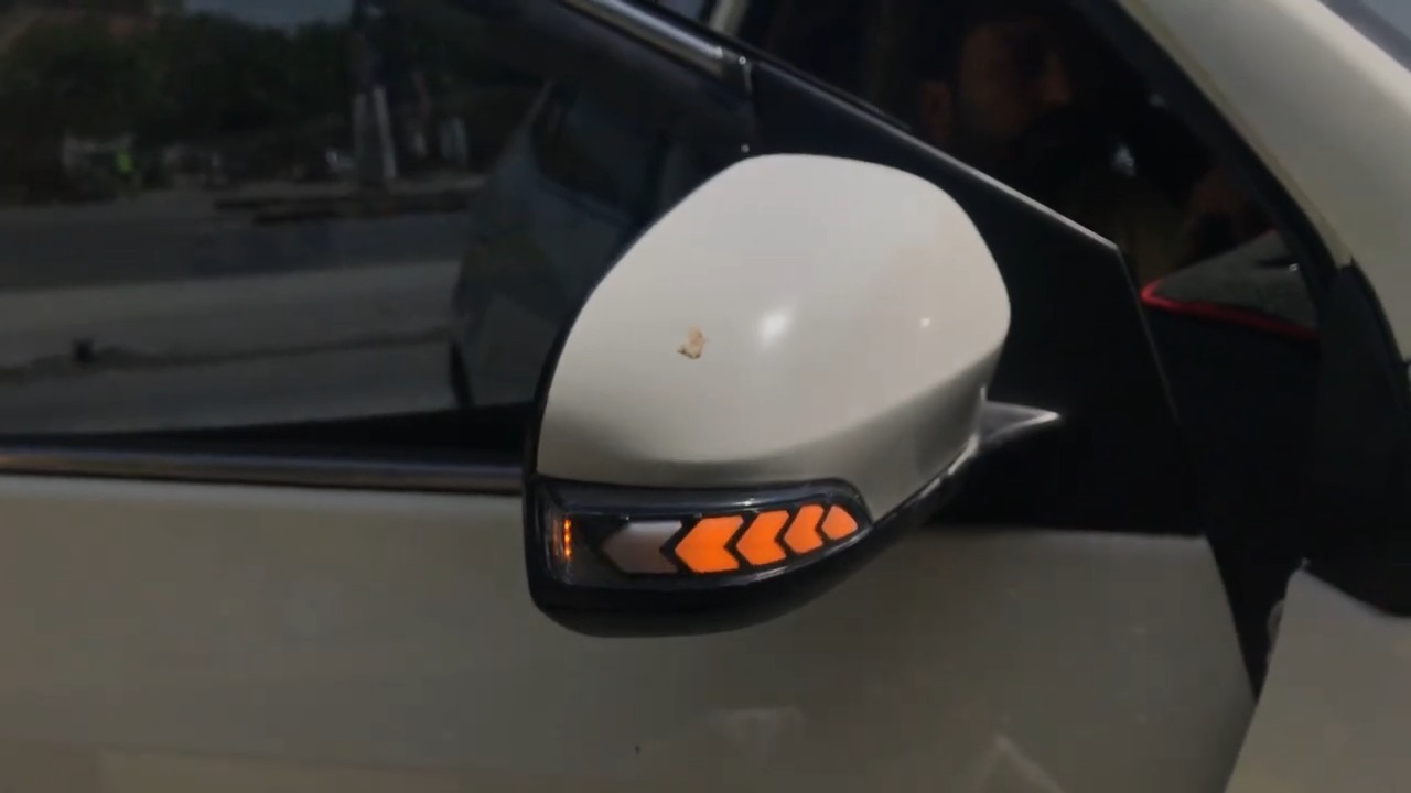 LED Side Mirror Indicator Light For Toyota Aqua, Corolla, Axio, Fielder, Auris, Premio, Venza – Blue-Yellow
