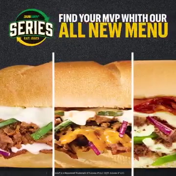 All New Menu, 6 big flavors at Subway St. Maarten ! #SubwaySeries has ...