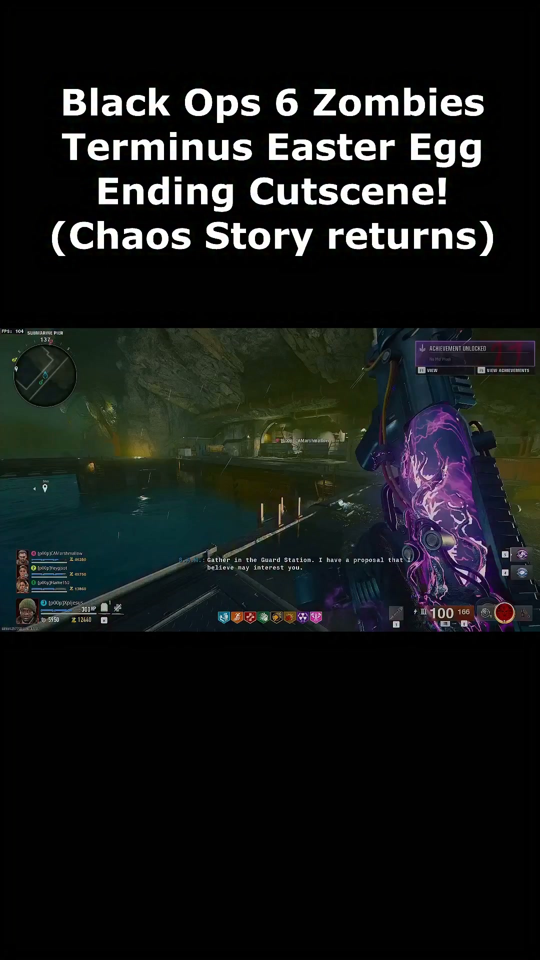 月さん専用ページ Terminus Easter Egg Ending Cutscene! Chaos returns + S.A.M.