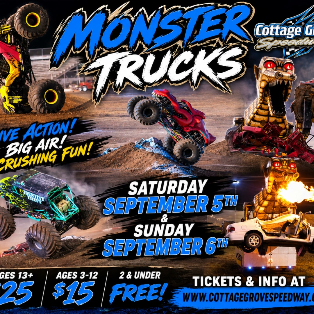 Monster Truck Mayhem at Dirt Oval 66 in Joliet, IL