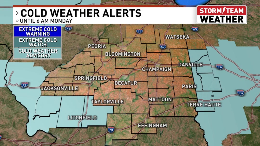 A Cold Weather Advisory has been issued for Adams, Macoupin, Montgomery ...