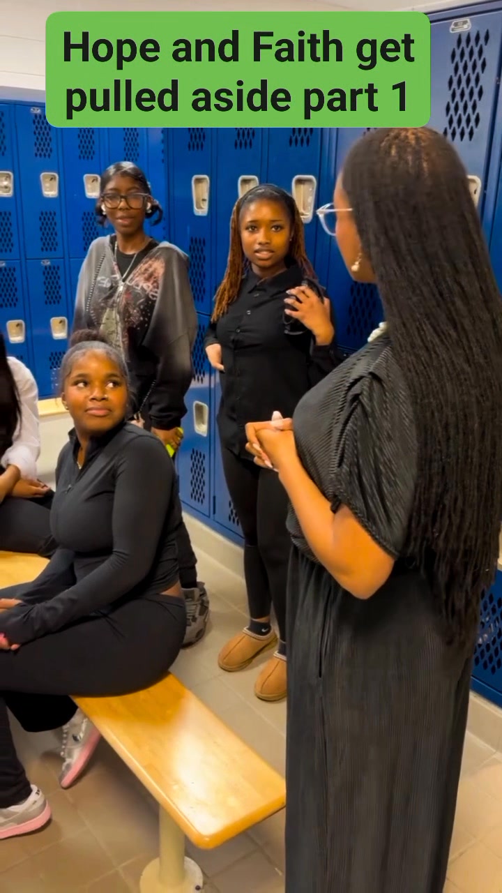 Hope and Faith face the Assistant Principal and leave with a warning ...